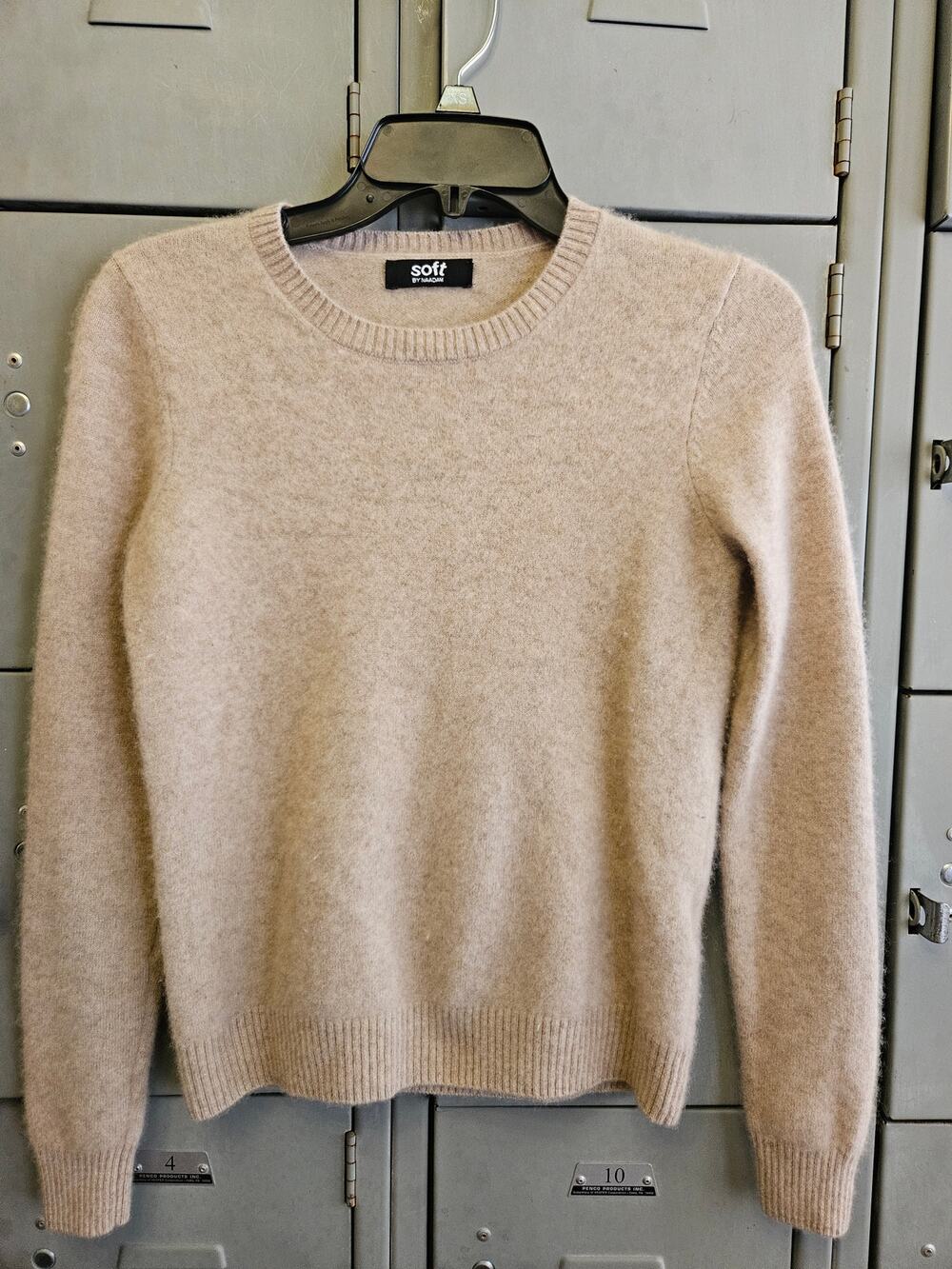Womens Beige Cashmere Sweater by Naadam - Size Large